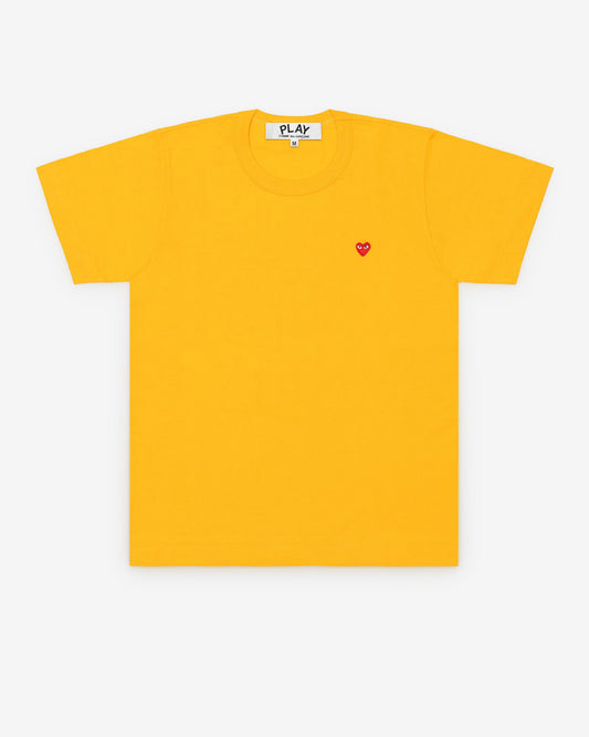 Play Comme des Garçons - Small Heart T-Shirt - (Yellow)