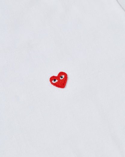 Play Comme des Garçons - Mini Heart T-Shirt - (White)