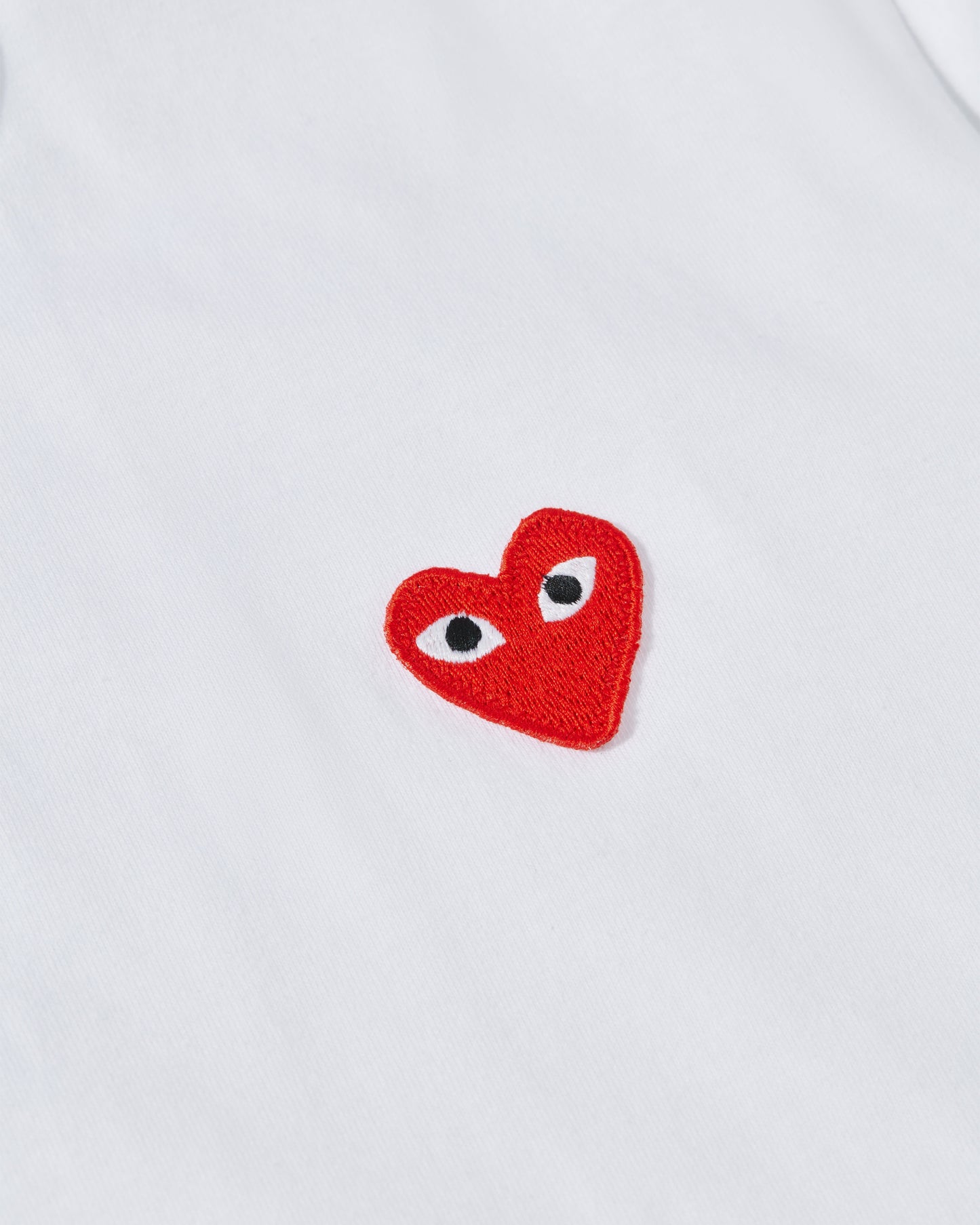 Play Comme des Garçons - Red T-Shirt - (White)