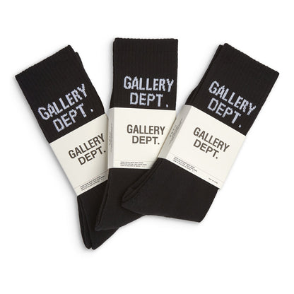 CLEAN BLACK SOCKS - SET OF 3